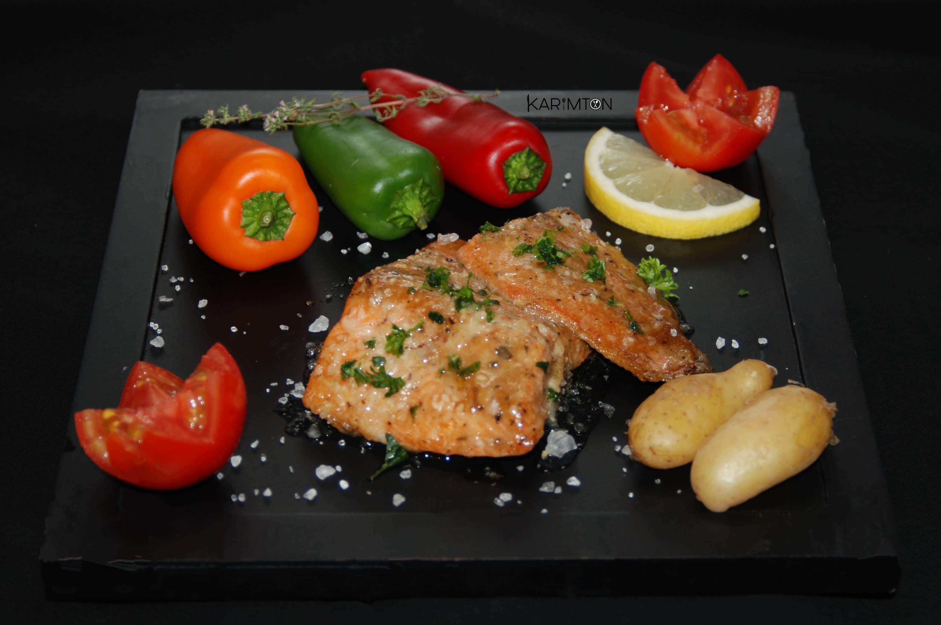 Truite saumonée Yakitori – Karimton